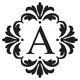 Damask Framed Initial Embosser Image 2 of 2